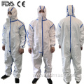 ICU Disposable Overalls Suit Protective Isolation Clothing